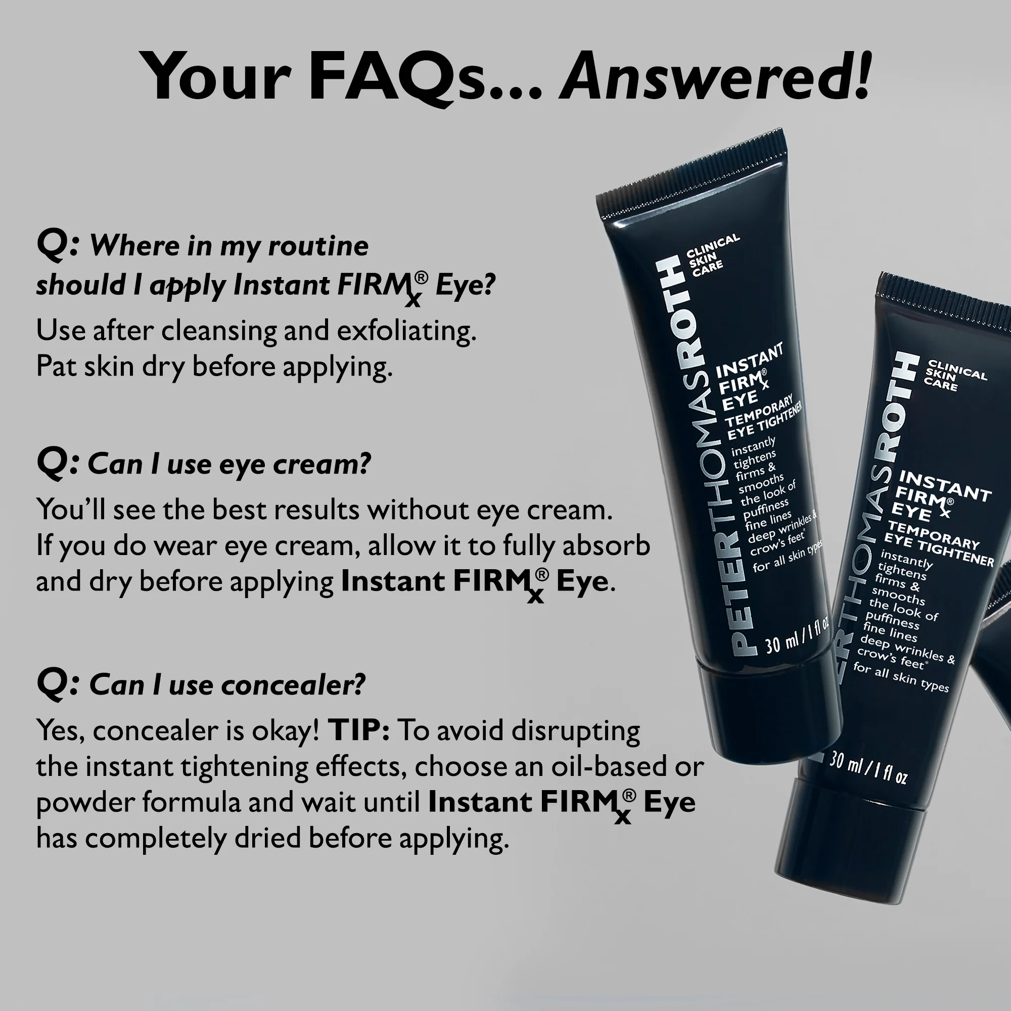 Instant FIRMx Eye Temporary Eye Tightener | 30 ml / 1.0 fl oz - Image 10