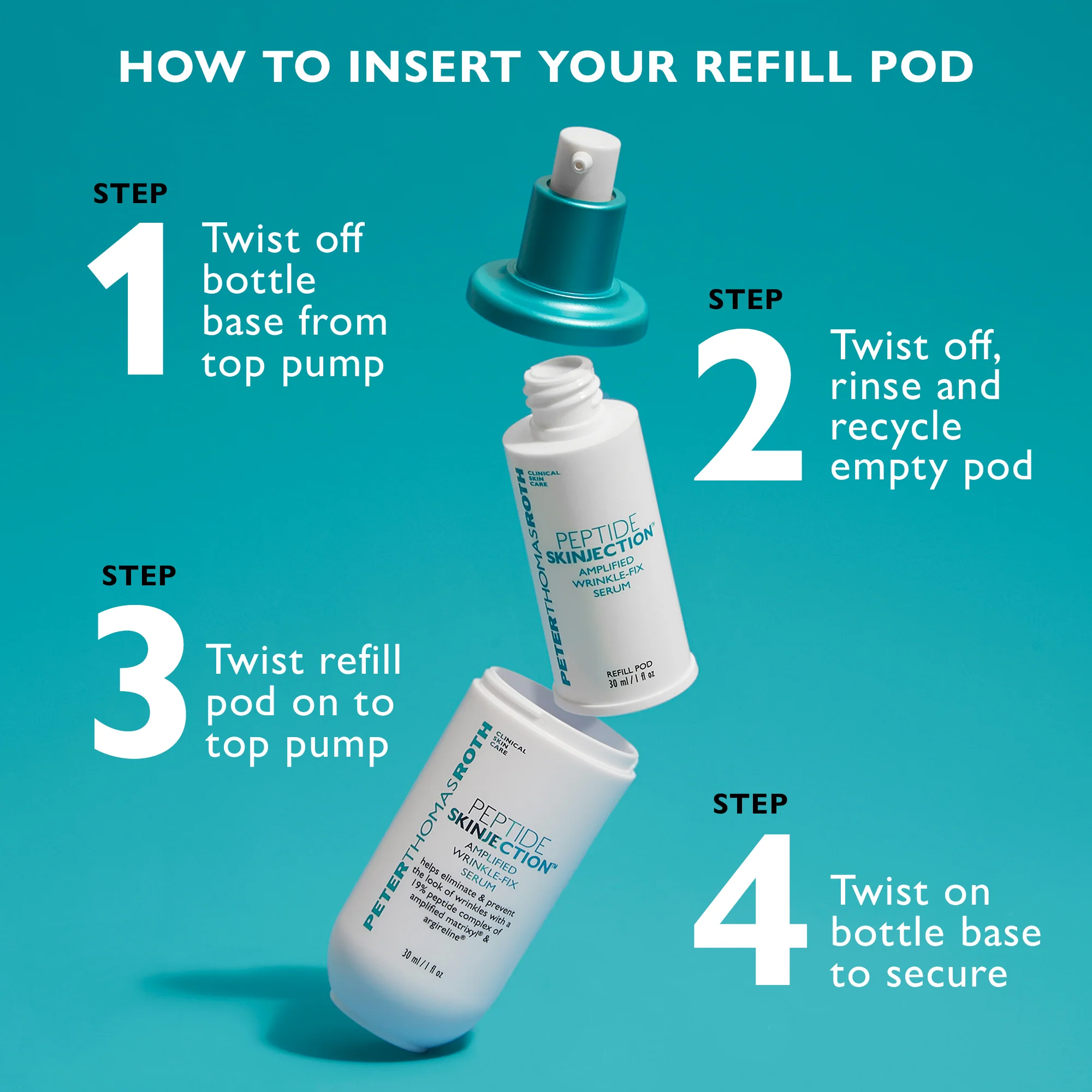 Peptide Skinjection Amplified Wrinkle-Fix Serum - Refill Pod|Refill Pod (30 ml / 1 fl oz) - Image 2