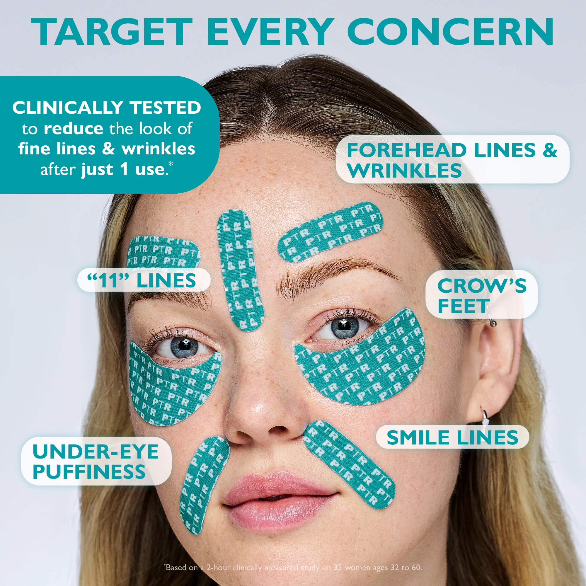 Peptide Skinjection Peptide Infused Face + Eye Tape - Image 5
