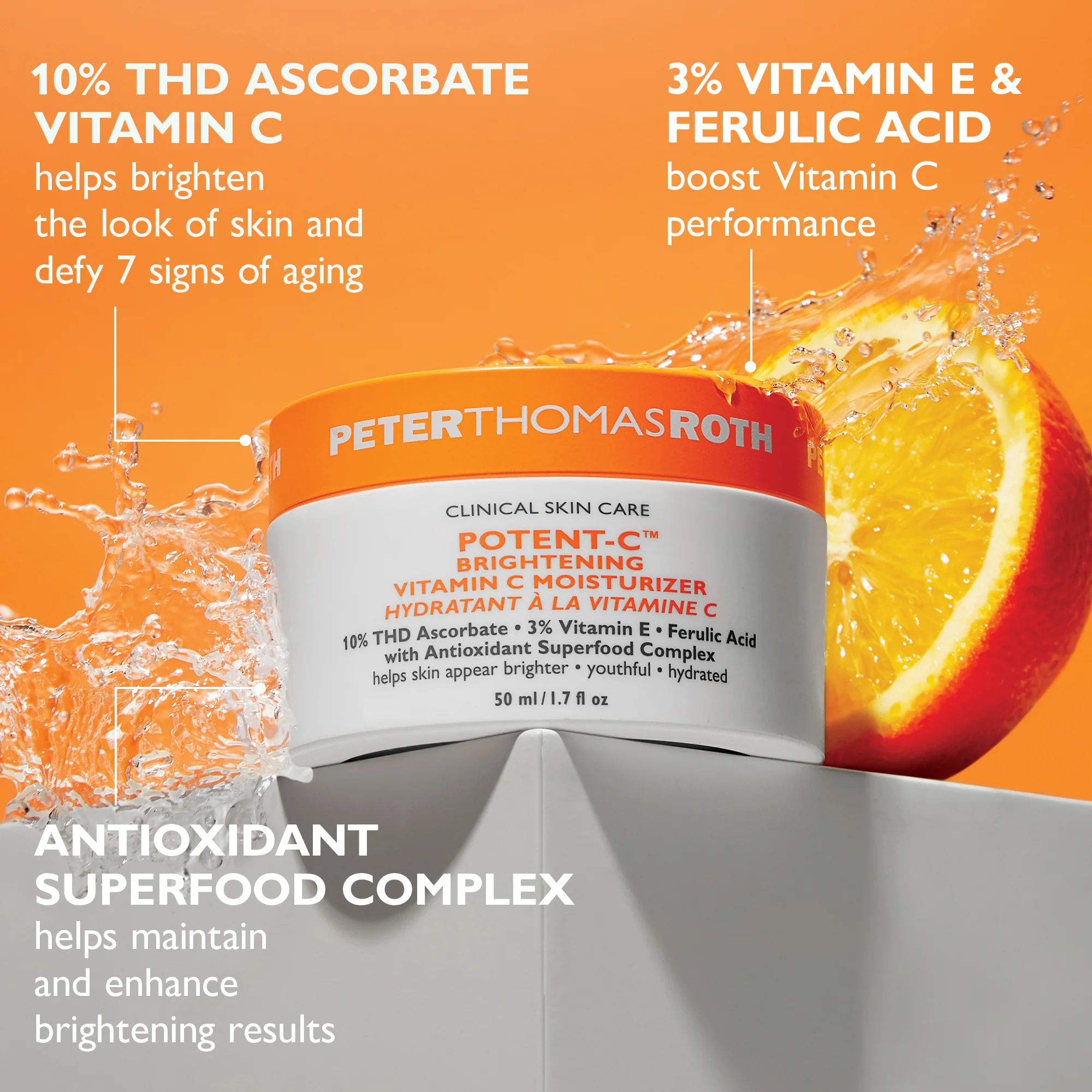 Potent-C Brightening Vitamin C Moisturizer|50 ml / 1.7 fl oz - Image 4