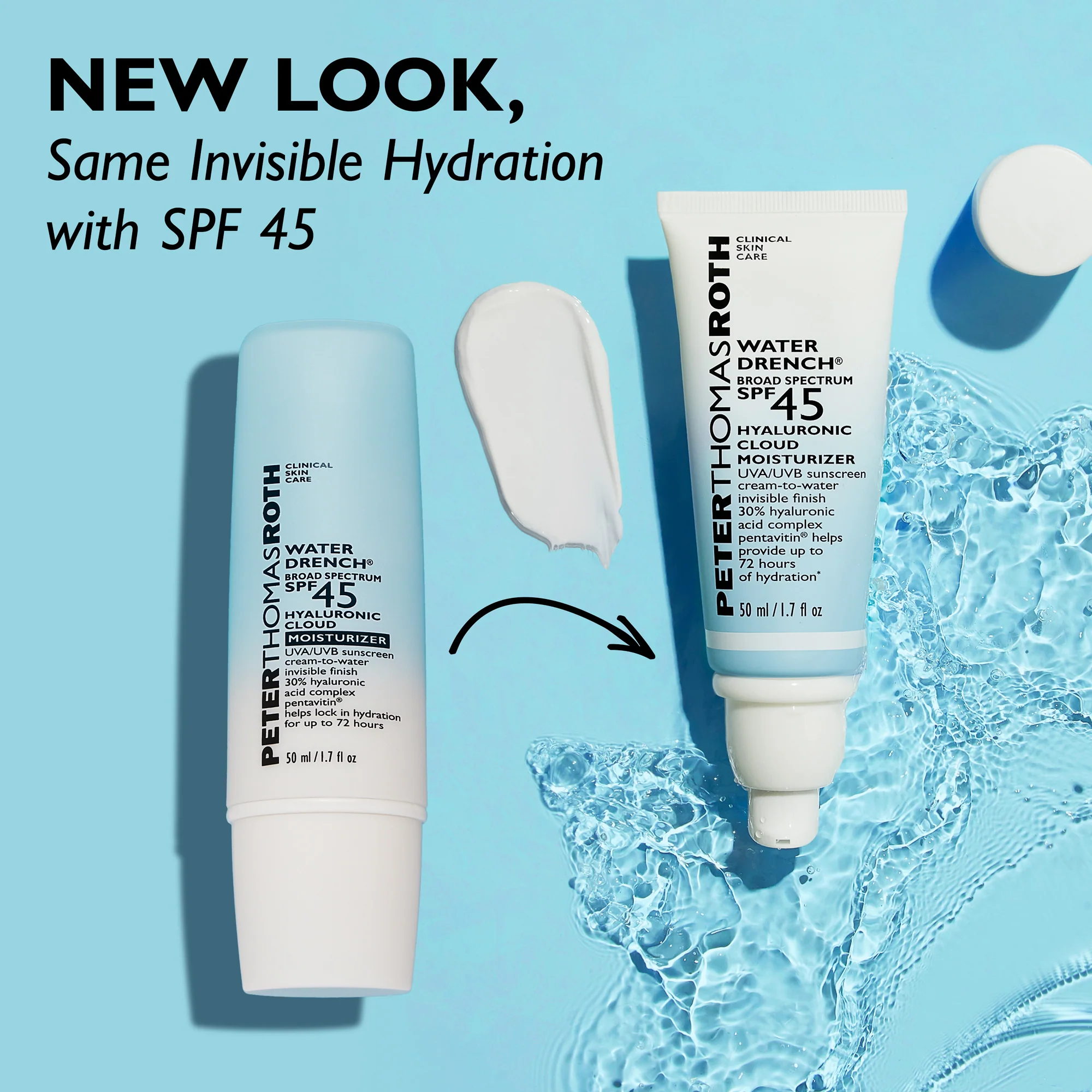 Water Drench Broad Spectrum SPF 45 Hyaluronic Cloud Moisturizer | 20ml - Image 7