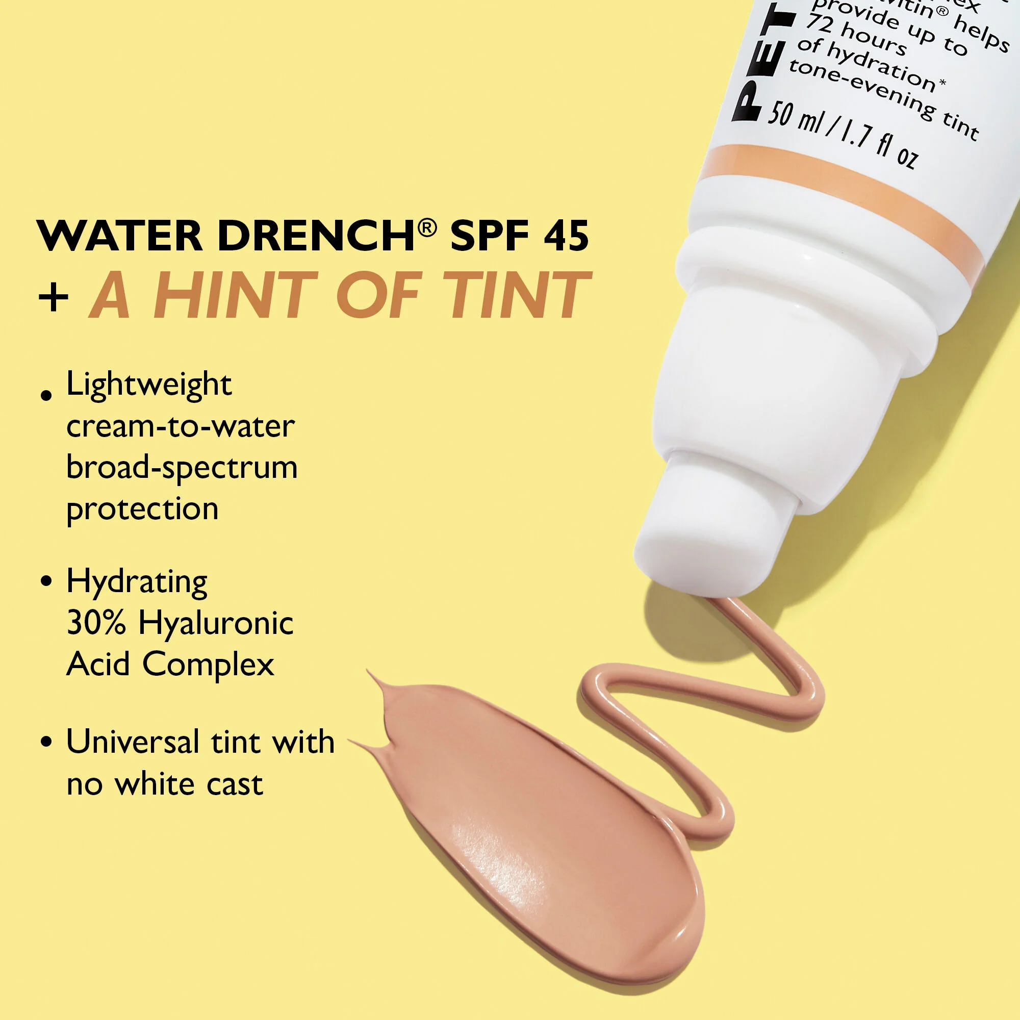 Water Drench Broad Spectrum SPF 45 Hyaluronic Cloud Sheer Tint Moisturizer|50 ml / 1.7 fl oz - Image 5