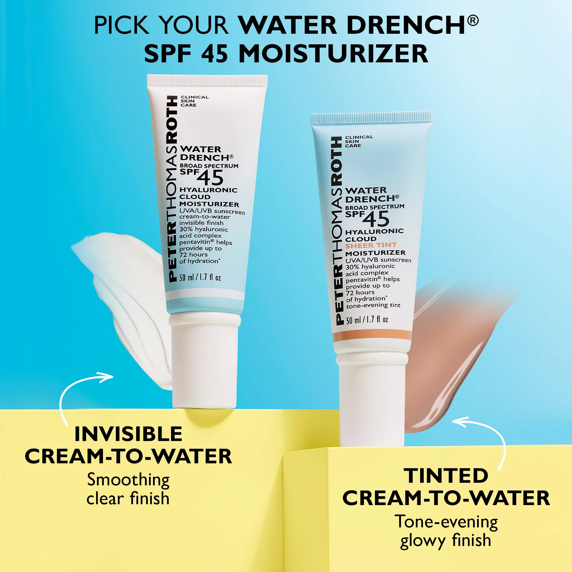 Water Drench Broad Spectrum SPF 45 Sheer Tint Moisturizer | 20ml - Image 6