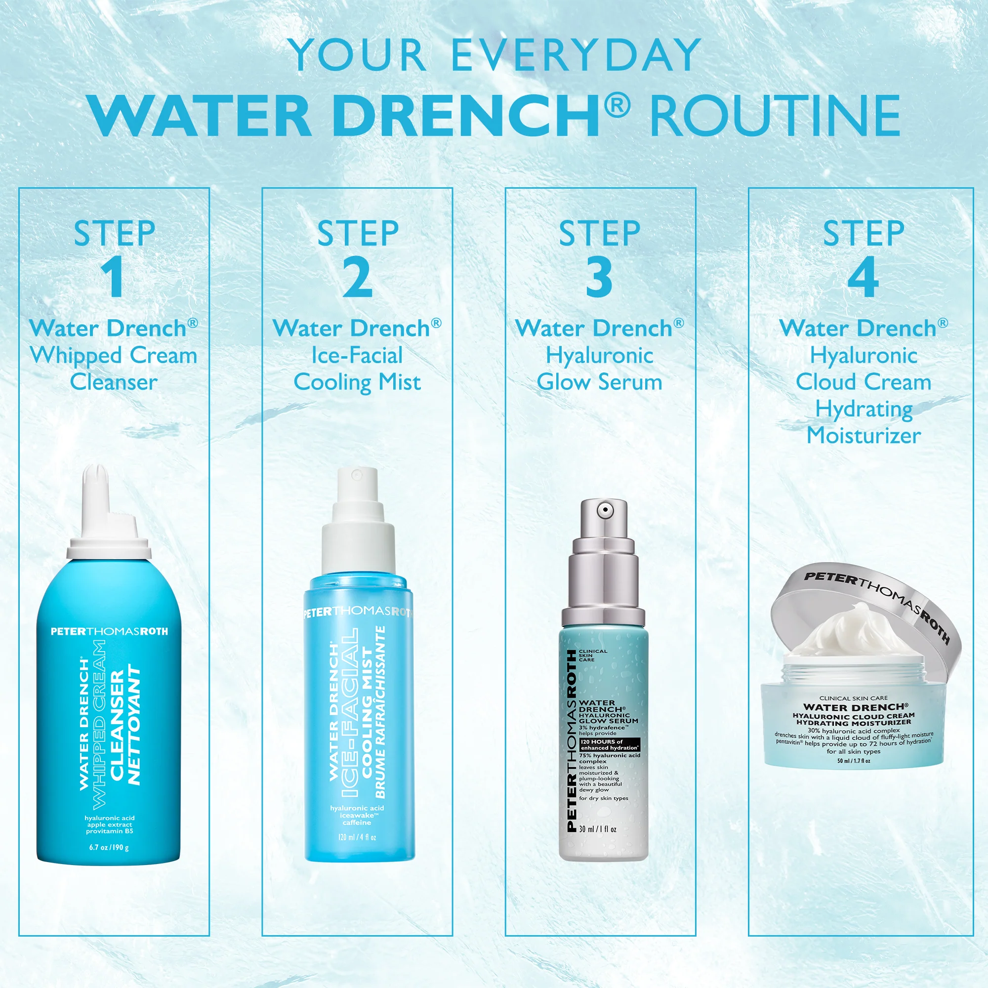Water Drench Hyaluronic Cloud Cream Hydrating Moisturizer|1.7 fl oz - Image 11